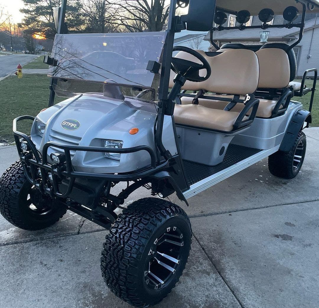 EV ‘20 Model 6 Passenger Street Legal Golf Cart.