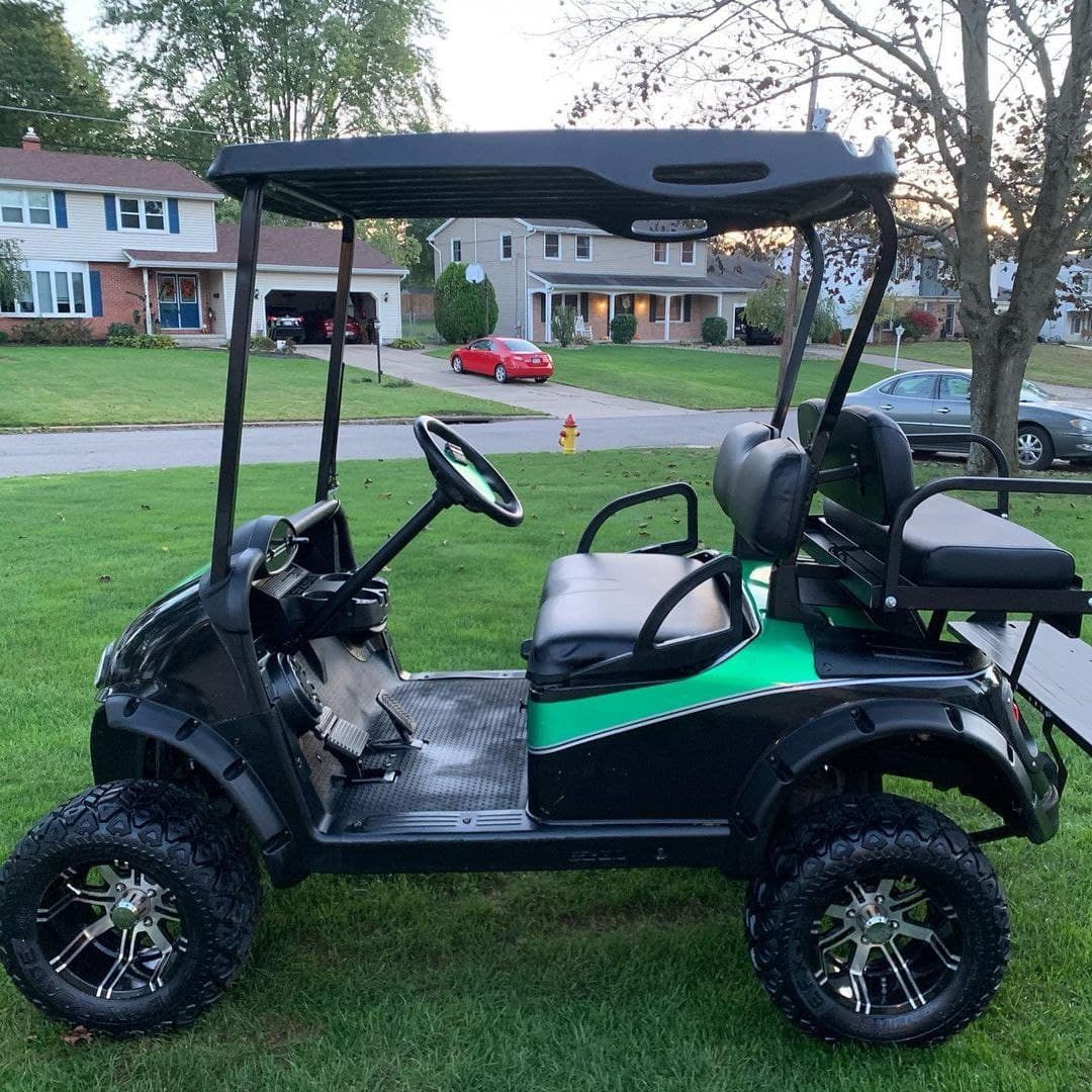Ezgo RXV lifted gas golf cart