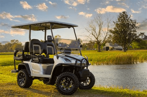 Used EZGO RXV Fleet view 1